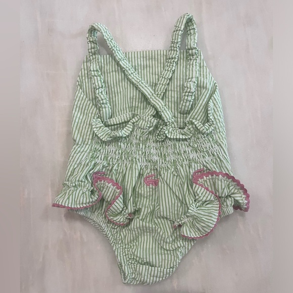 Monday’s Child Seersucker with Gators - Picture 2 of 2